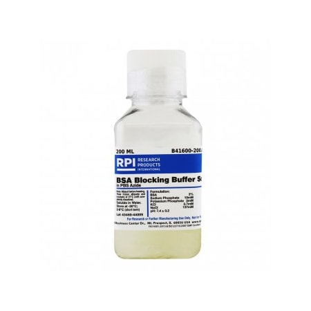 Rpi BSA Blocking Buffer Solution in PBS Azide, 200 ML B41600-200.0